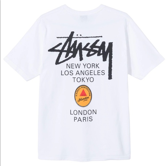Stussy Other - STUSSY X MARTINE ROSE WORLD TOUR Tee White